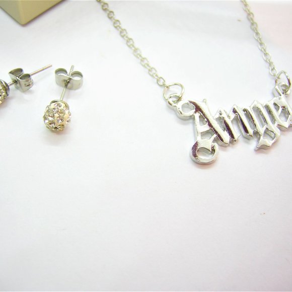 Angel necklace Set and Angel Tiara Gift for Her - Picture 2 of 6
